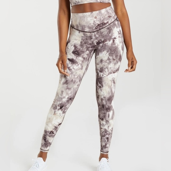 Gymshark Elevate Marbled Leggings with wide waistband size small - Picture 1 of 10